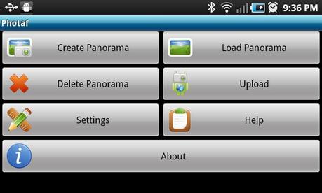  Foto panoramiche su Android con Photaf 3D Panorama Pro