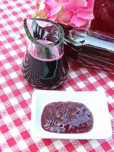 Cherry sirup & Cherry jam - Sciroppo di Ciliegie e confettura di cliegie