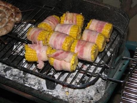 Pannocchie al bacon arrostite