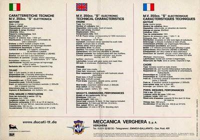 Vintage Brochures: MV Agusta 350 Series 1970 - 1974 Vintage Brochures: MV Agusta 350 Series 1970 - 1974