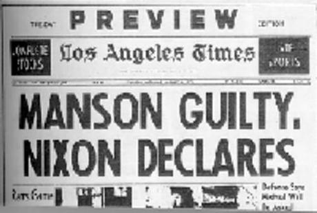 CHARLIE MANSON: GUILTY