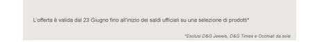D&G; Shop on-line compie 1 anno D&G; Shop on-line compie 1 anno