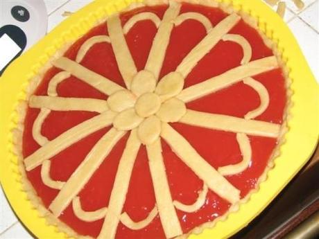 Crostata con gelo di mellone