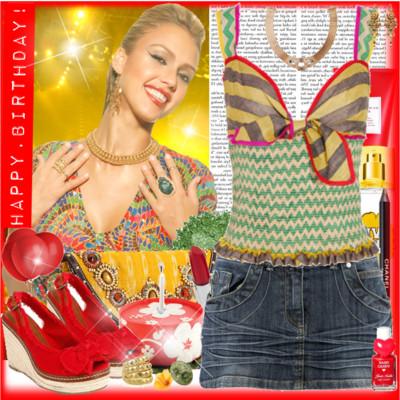 Jessica Alba says Happy Bday Rhapsodia!! Jessica Alba says Happy Bday Rhapsodia!!