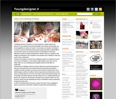 La Bottega di Zanzu su Youngdesigner.it