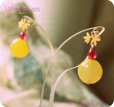 little leaves earrings