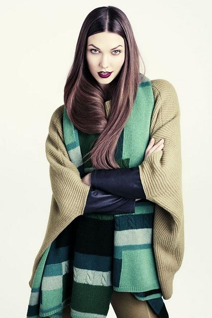 KARLIE KLOSS FOR THE LOOKBOOK OF H&M; FALL/WINTER 2011-12
