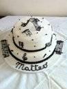 ...torta con le note....