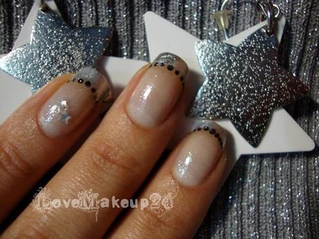 Tutorial Nail Art - Elegant Silver