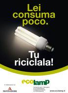 Campagna Ecolamp in collaborazione con Mondadori