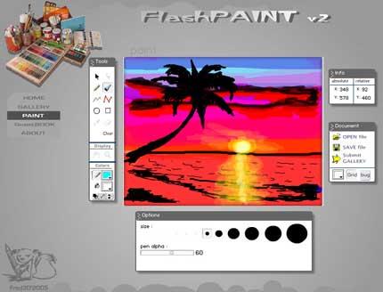 flashpaint FlashPaint: dipingi e crea opere darte online 