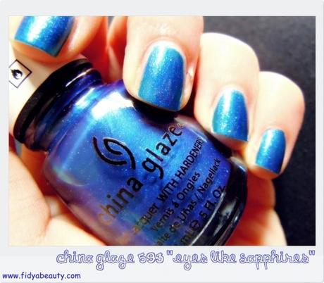 S8000 276 China Glaze 593 “Eyes Like Sapphires”
