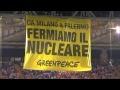 Greenpeace alla finale di Coppa Italia contro il nucleare
