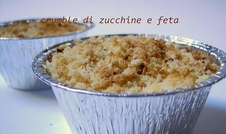 crumble di zucchine e feta