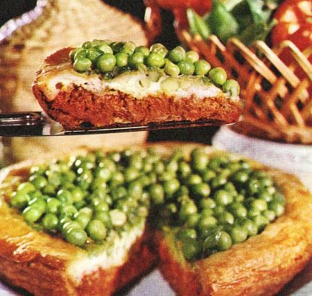 Torta di carne & piselli Torta di carne & piselli