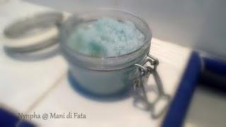 Olio e scrub anticellulite