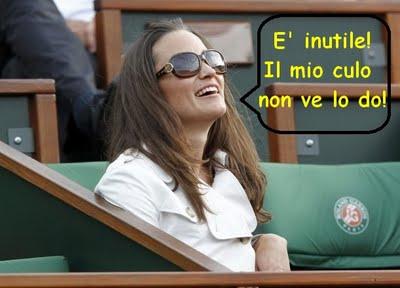 Pippa Middleton se ne impippa al Roland Garros