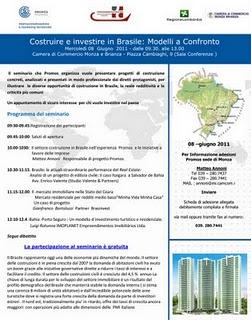 IMOPLANET - SEMINARIO: Costruire e investire in Brasile: Modelli a Confronto