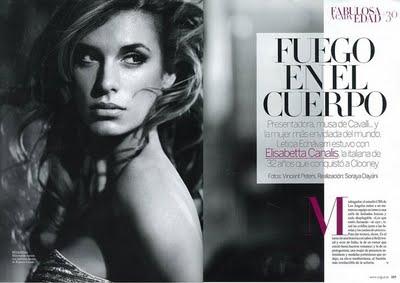 Elisabetta Canalis foto e backstage: pure Vogue Spagna se magna!