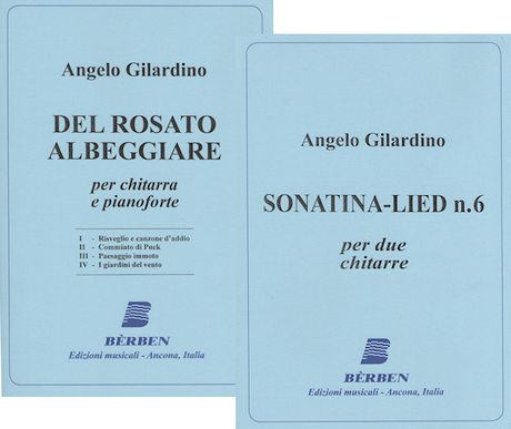 Angelo Gilardino Nuove Composizioni