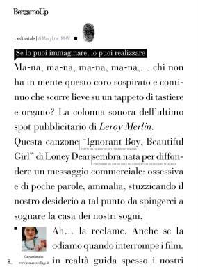 Se lo puoi immaginare, lo puoi realizzare... uno slogan per l'editoriale del prossimo BergamoUp: Se lo puoi immaginare, lo puoi realizzare... uno slogan per l'editoriale del prossimo BergamoUp: