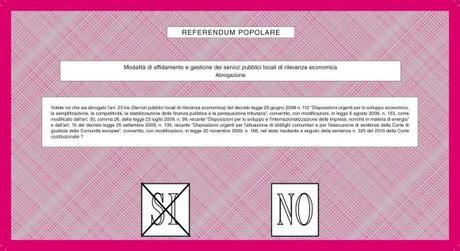 Ecco le schede per votare al referendum di domenica e lunedì prossimi