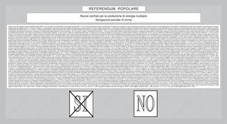 Ecco le schede per votare al referendum di domenica e lunedì prossimi