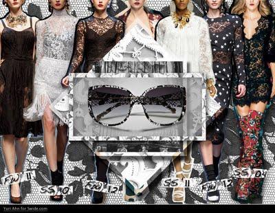 Dolce & Gabbana 2011 Lace Collection Sunglasses