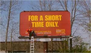 La campagna billboard più breve del mondo