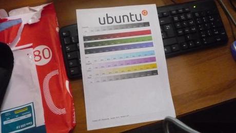 foglio di prova di stampa di ubuntu Nuova arrivata :D