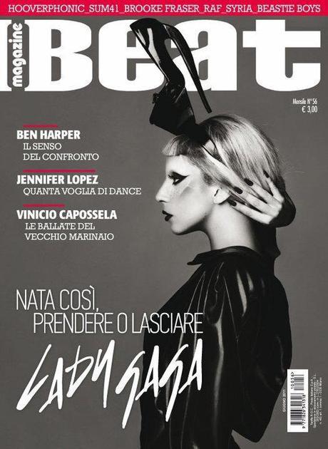 Lady Gaga sulla Cover di BEAT