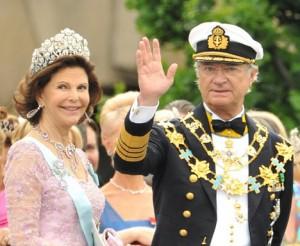 King Carl Gustav Queen Silvia