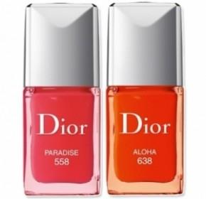 Smalti Dior, Vernis Electric Tropics Nail, Paradise Pink 558, Aloha 638