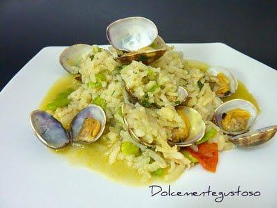 Risotto vongole e fave