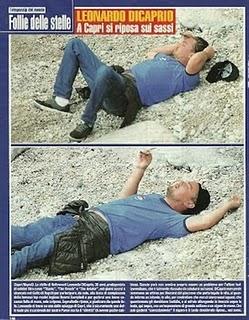 Leonardo Di Caprio a Capri dormiva spiaggiato