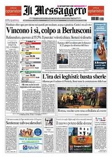 Referendum, le prime pagine dei giornali il giorno dopo