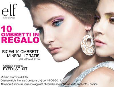 e.l.f. OFFERTA SPECIALE 10 ombretti in regalo e.l.f. OFFERTA SPECIALE 10 ombretti in regalo