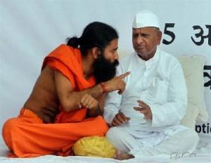 Ramdev Baba stop al digiuno, pero la lotta alla corruzione continua.