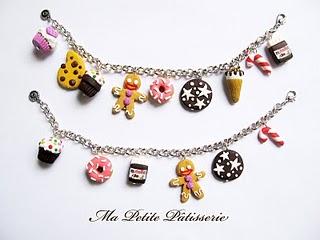 ordini clienti: vari bracciali, anelli, orecchini + nuova creazione: cupcakes' hairclip