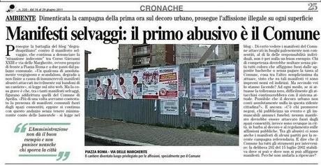 Un pò di rassegna stampa