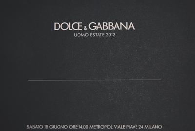 Model Dress Code on Gabbana Fashion Show Man P E 2012  Un Curioso Invito    Paperblog