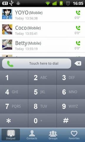 QNZ0L  GO Contacts iPhone Theme, rubrica in stile iPhone per Android
