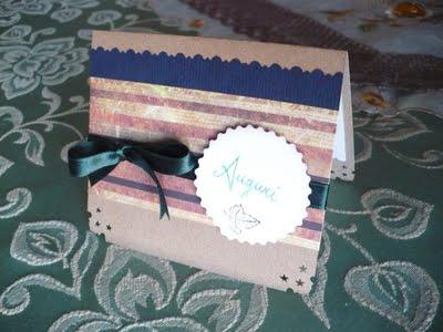 Biglietti d'auguri: il Femminile e il Sobrio - Card making two styles Biglietti d'auguri: il Femminile e il Sobrio - Card making two styles