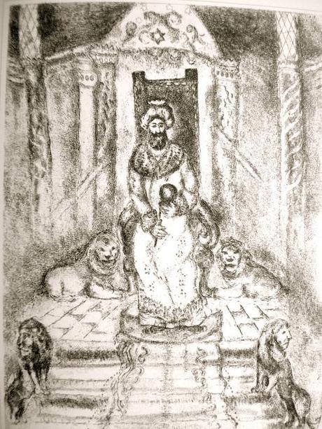 La Bibbia firmata Chagall: “Salomone sul trono”
