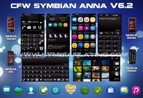 CFW Symbian Anna v. 6.2 per Nokia 5800 5230 e 5530 X6