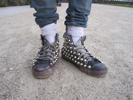 Studded shoes