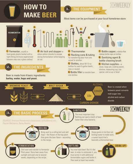 Breve storia della birra, con infografiche