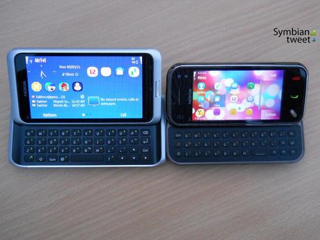 Confronto fotografico tra Nokia E7 e Nokia N97 mini