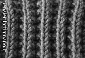 Lezioni di maglia: varianti del punto costa