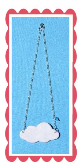 non è la solita COLLANA CON LA NUVOLA non è la solita COLLANA CON LA NUVOLA